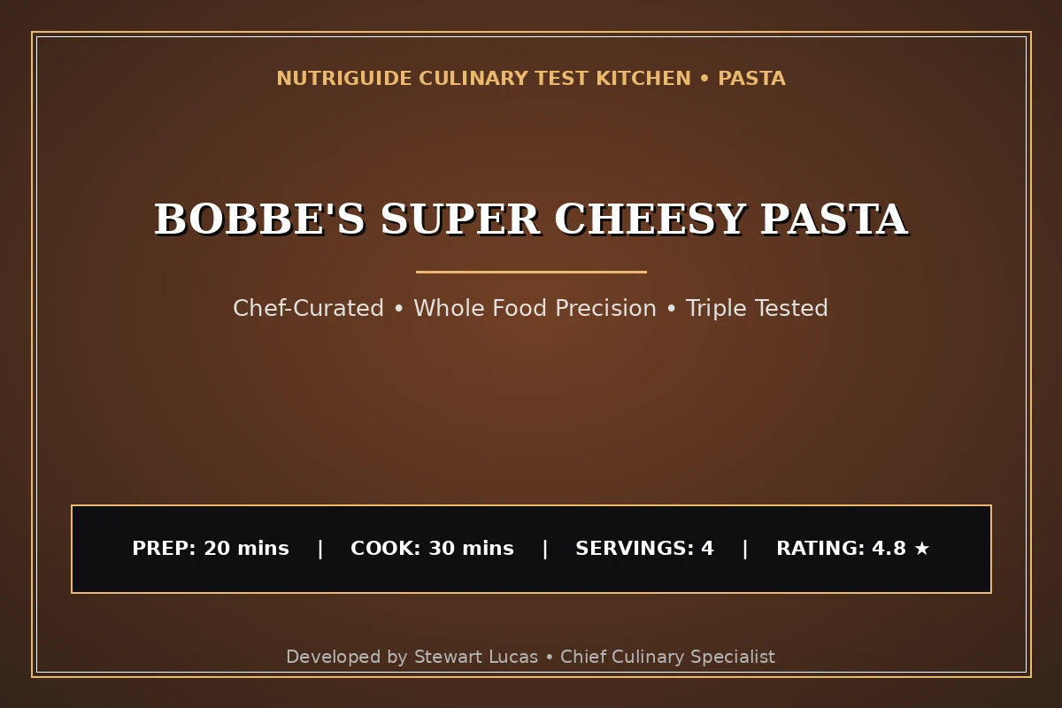 Bobbe'S Super Cheesy Pasta