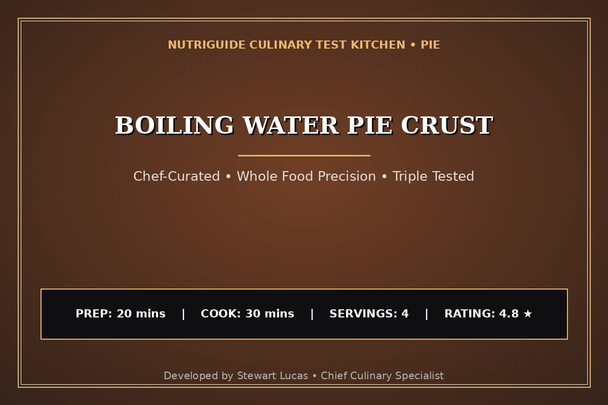 Boiling Water Pie Crust