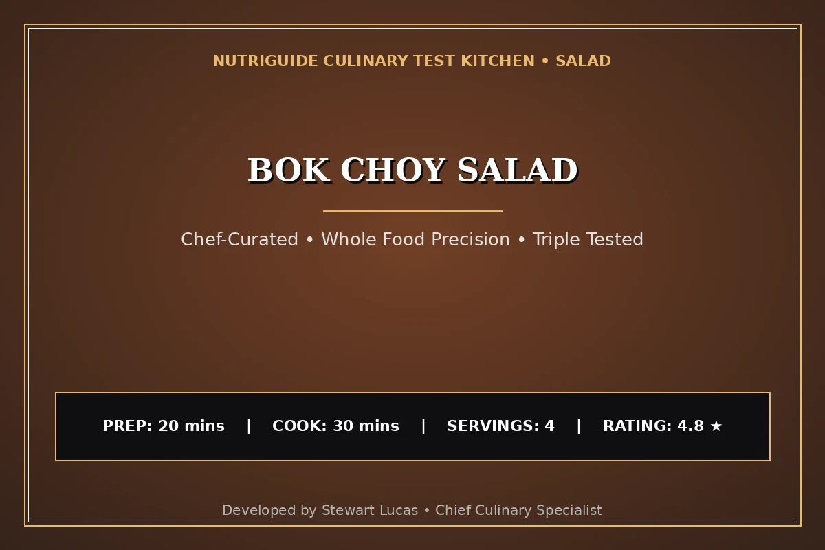 Bok Choy Salad