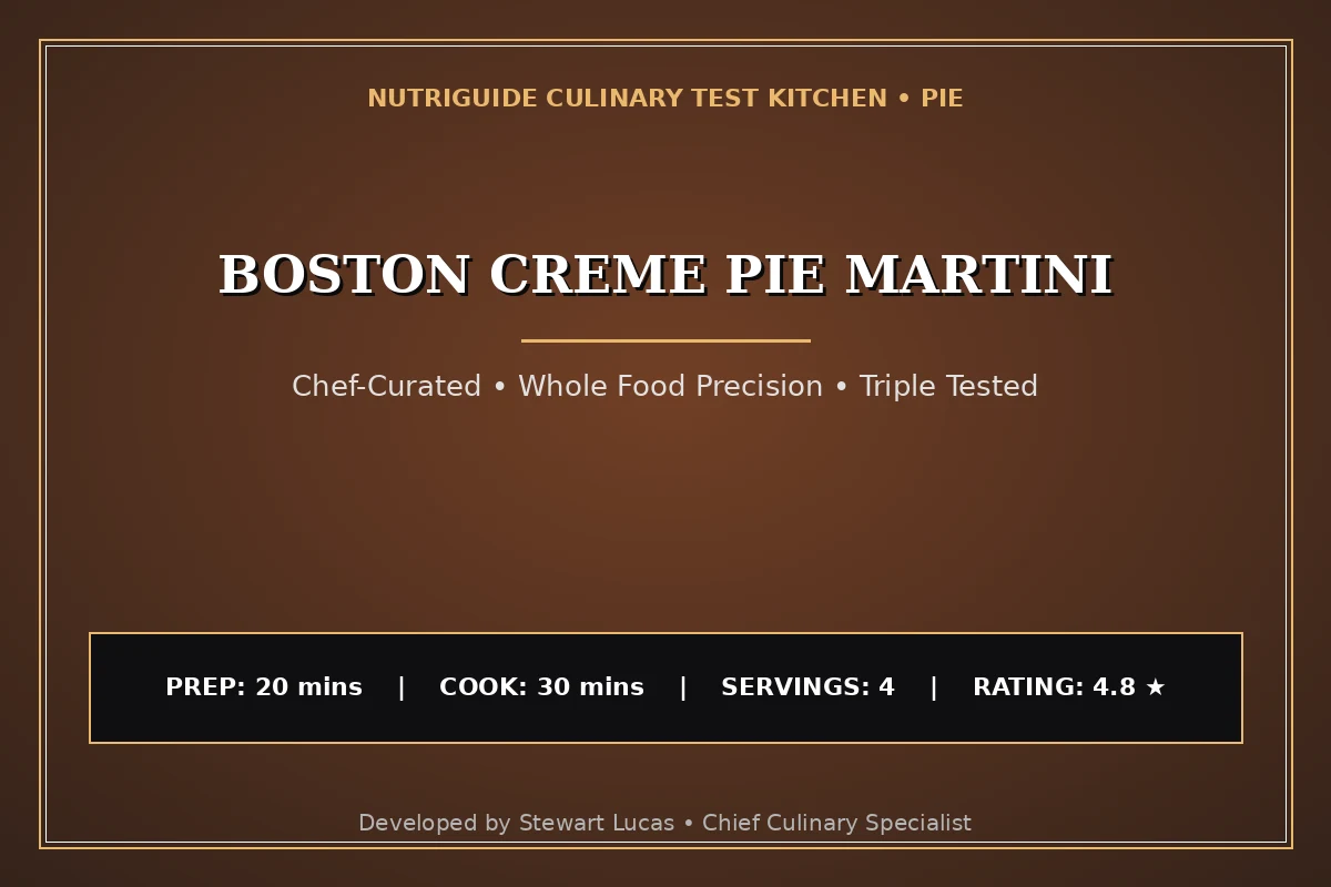 Boston Creme Pie Martini