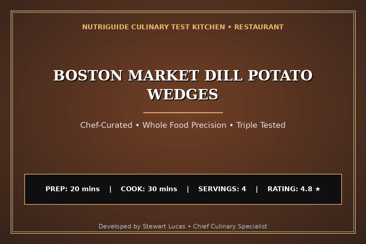 Boston Market Dill Potato Wedges