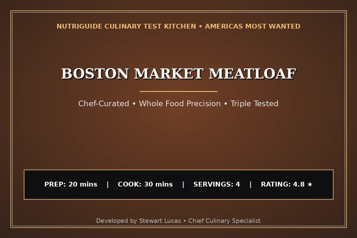 Boston Market Meatloaf