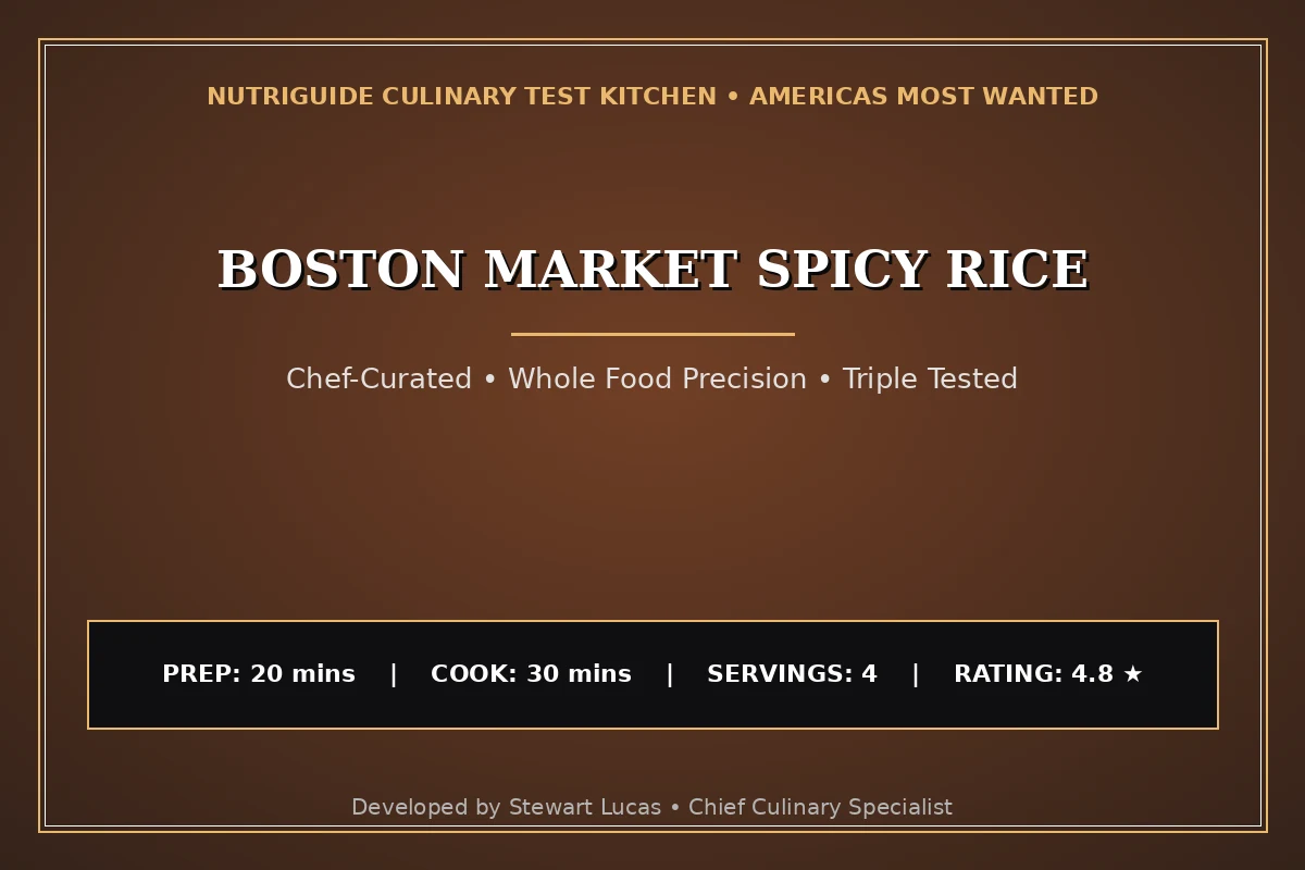 Boston Market Spicy Rice