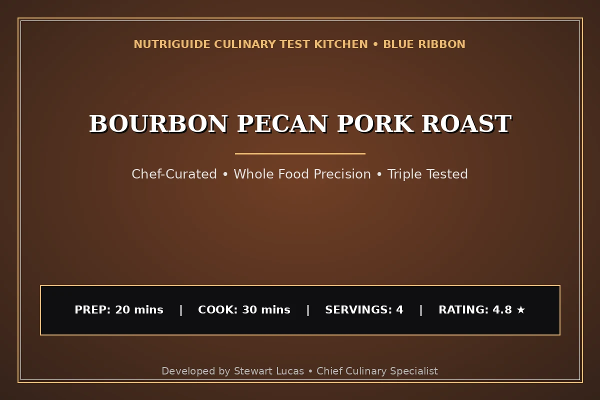 Bourbon Pecan Pork Roast