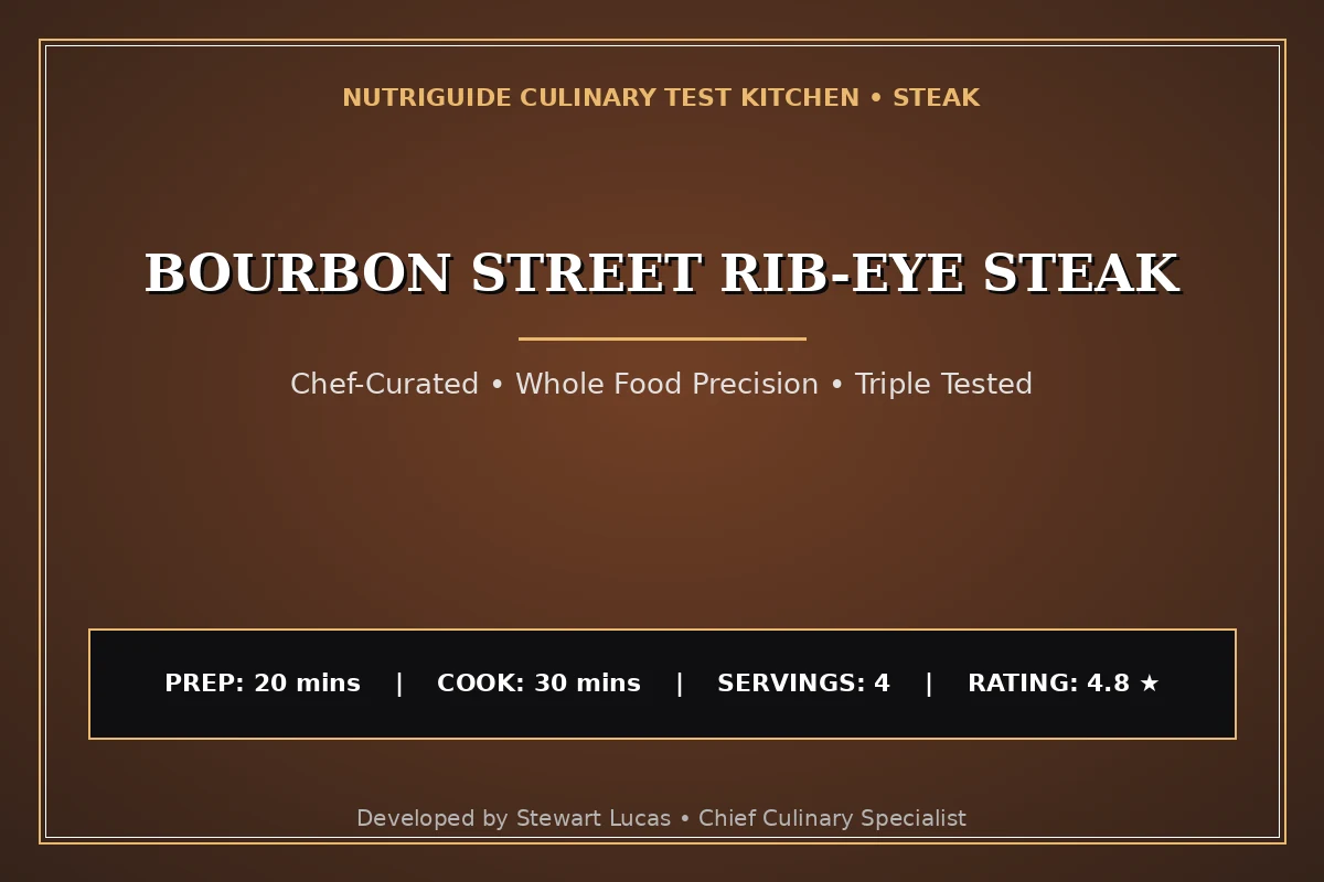 Bourbon Street Rib-Eye Steak