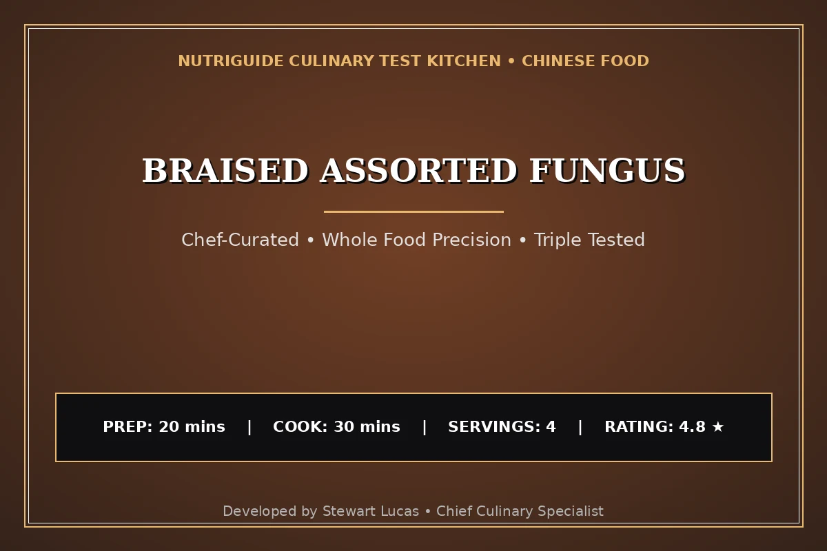 Braised Assorted Fungus