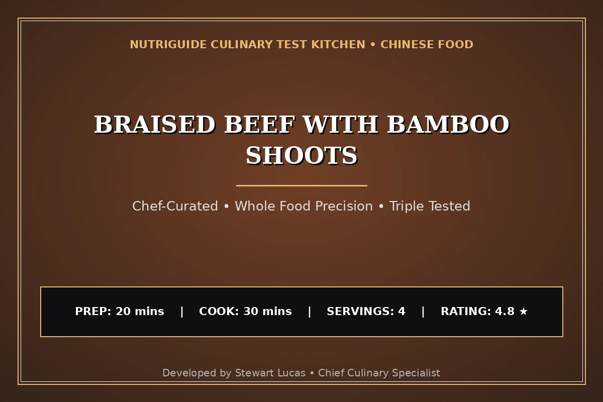 Braised Beef With Bamboo Shoots