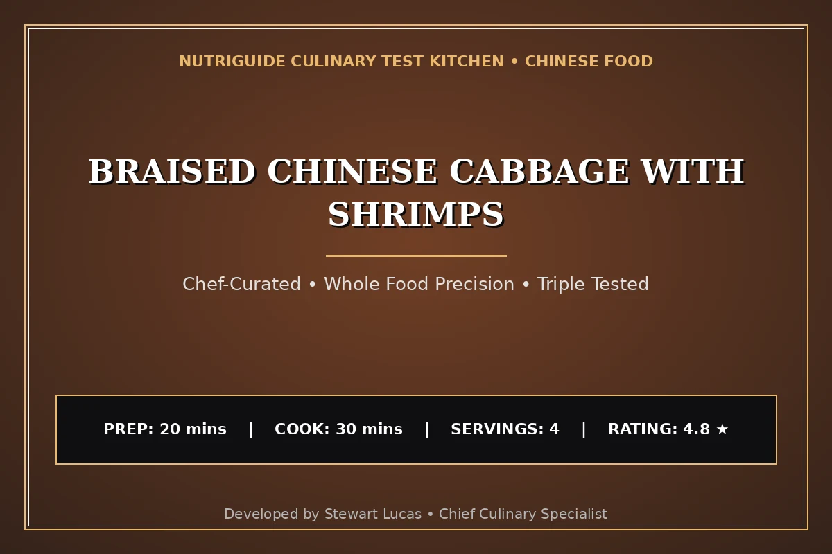 Braised Chinese Cabbage With Shrimps