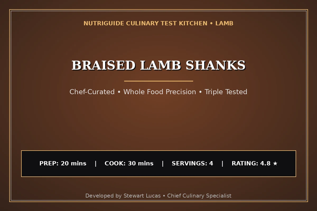 Braised Lamb Shanks