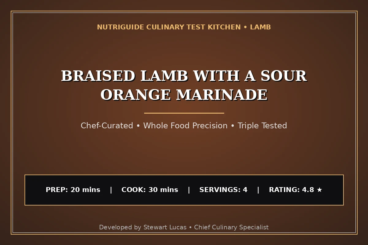 Braised Lamb With A Sour Orange Marinade