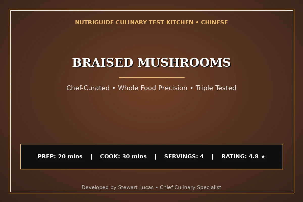 Braised Mushrooms