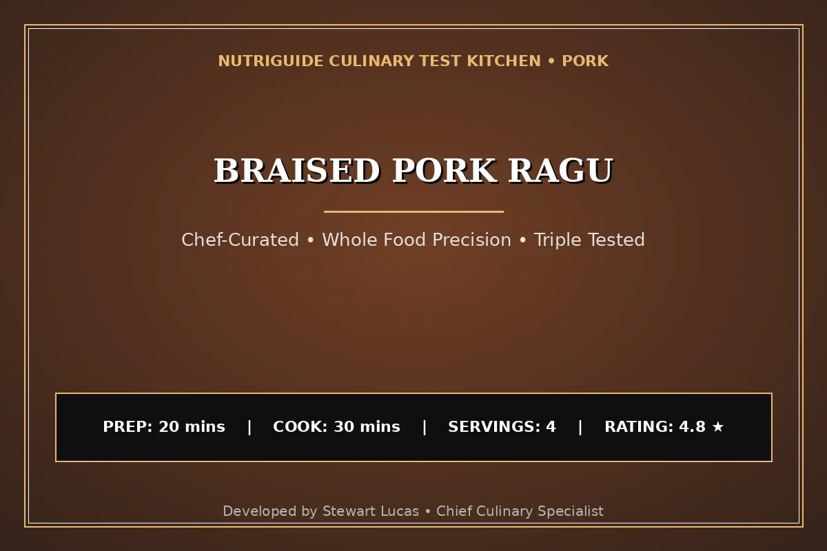 Braised Pork Ragu