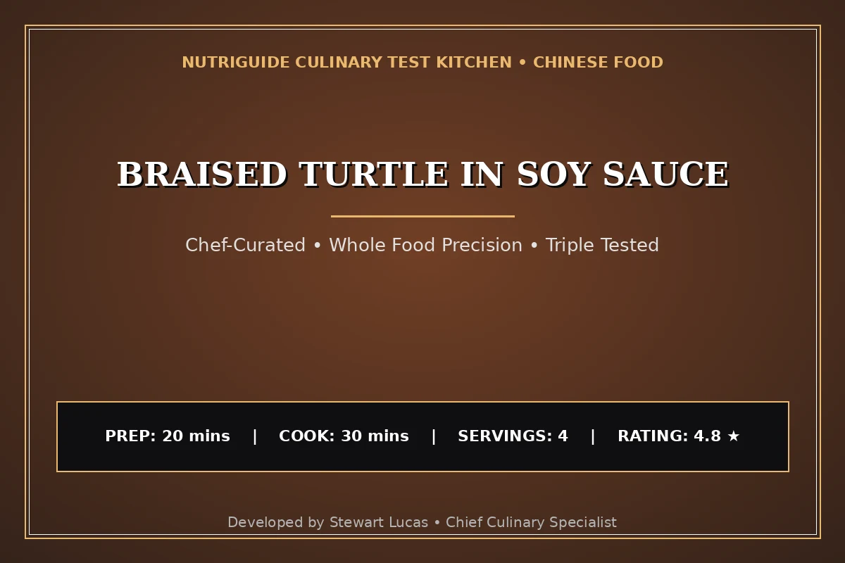 Braised Turtle In Soy Sauce