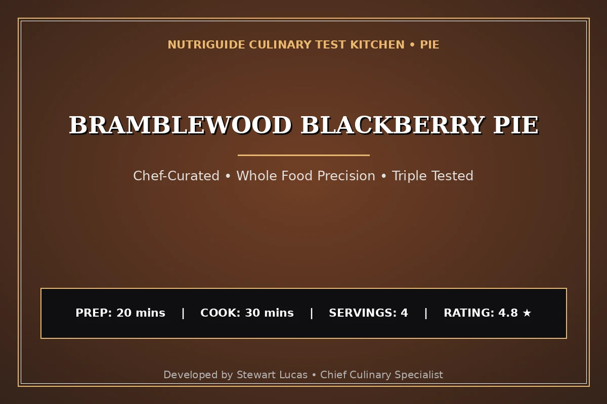 Bramblewood Blackberry Pie
