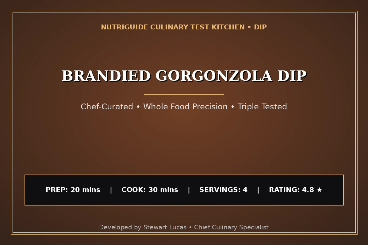 Brandied Gorgonzola Dip