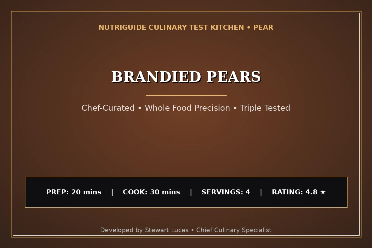 Brandied Pears