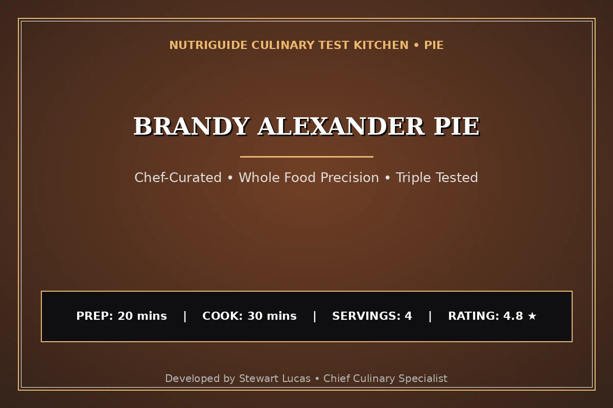 Brandy Alexander Pie