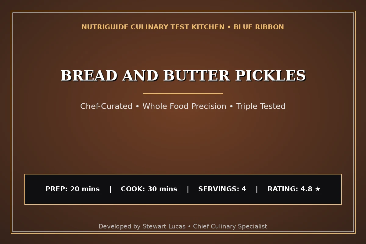 Bread And Butter Pickles
