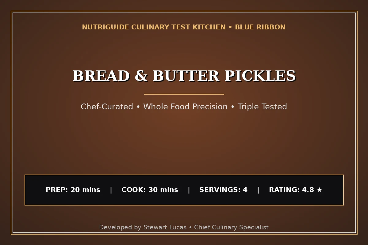 Bread & Butter Pickles