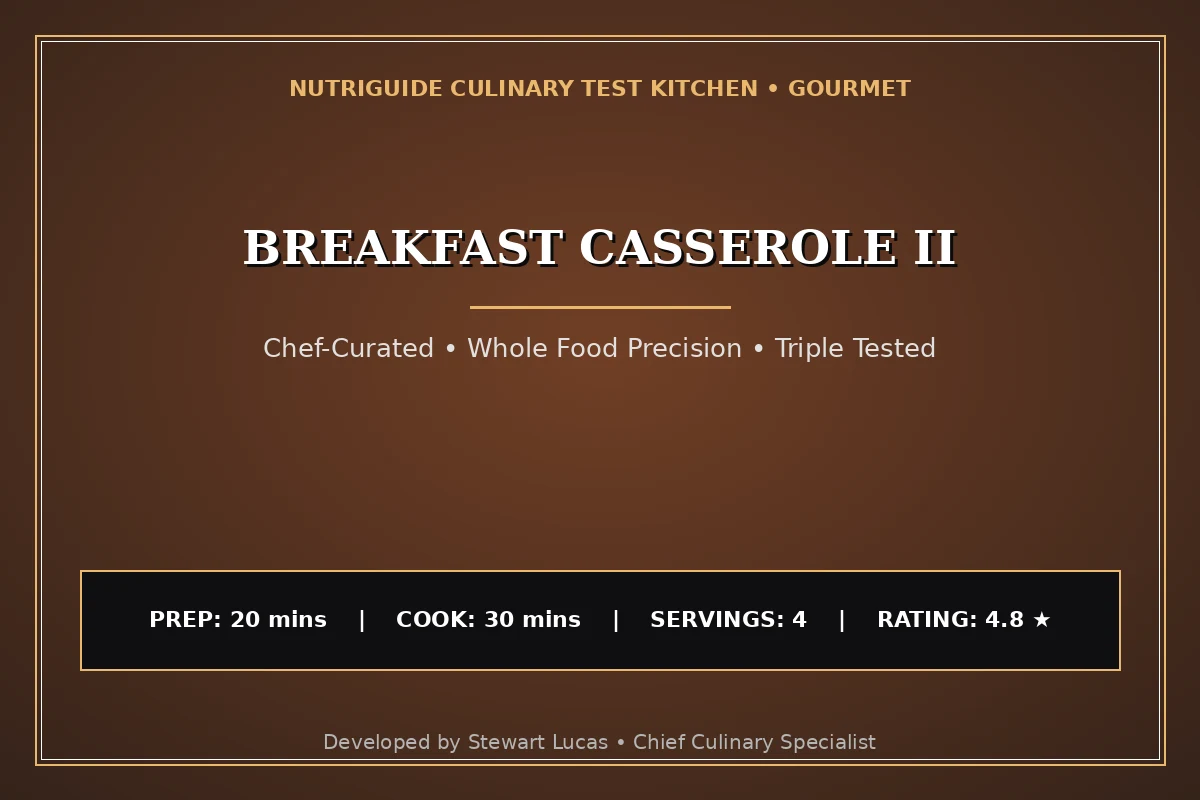 Breakfast Casserole Ii
