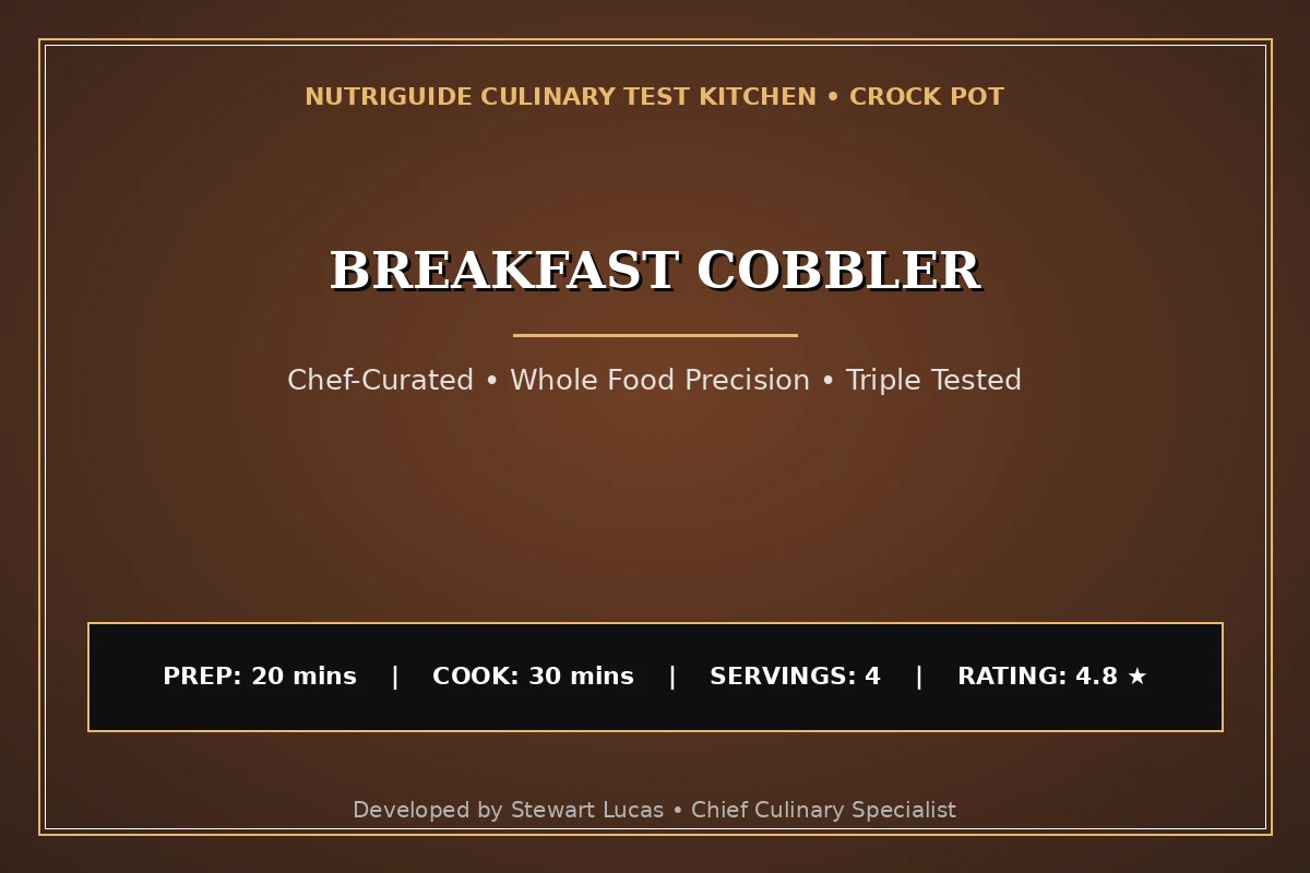 Breakfast Cobbler