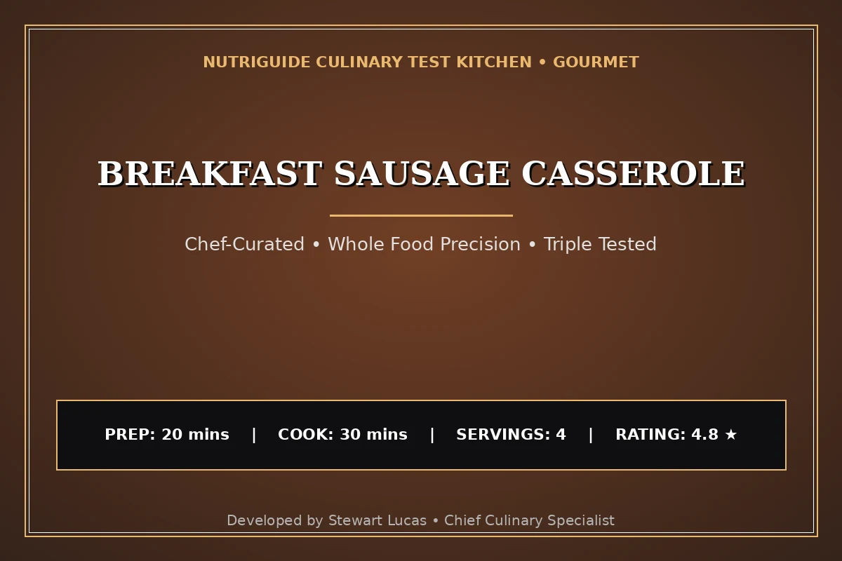 Breakfast Sausage Casserole