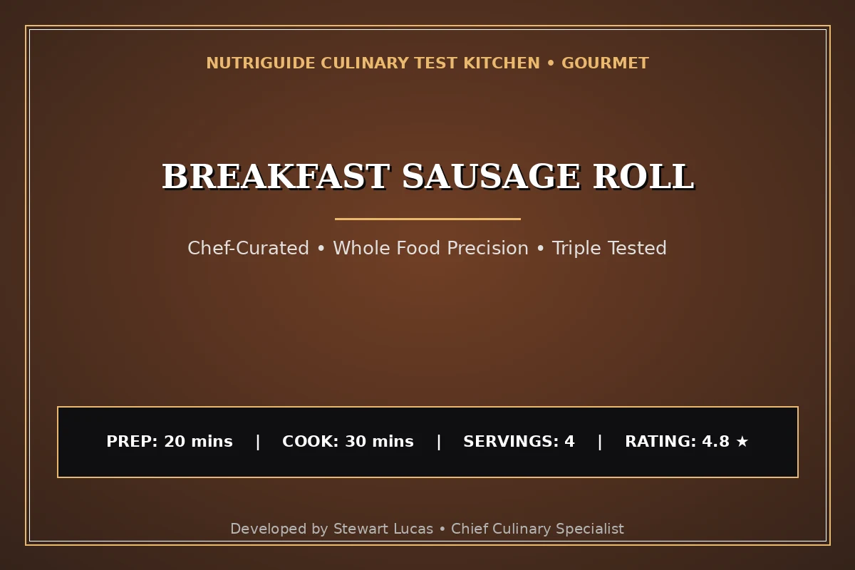 Breakfast Sausage Roll