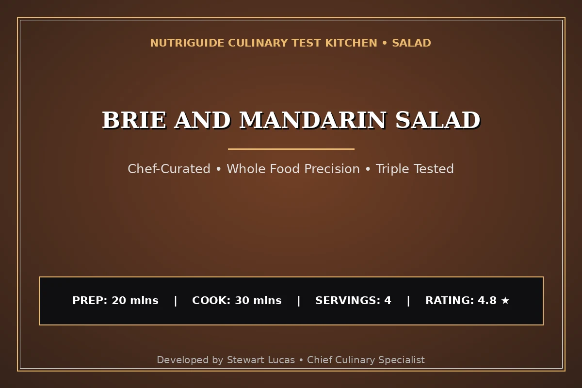 Brie And Mandarin Salad