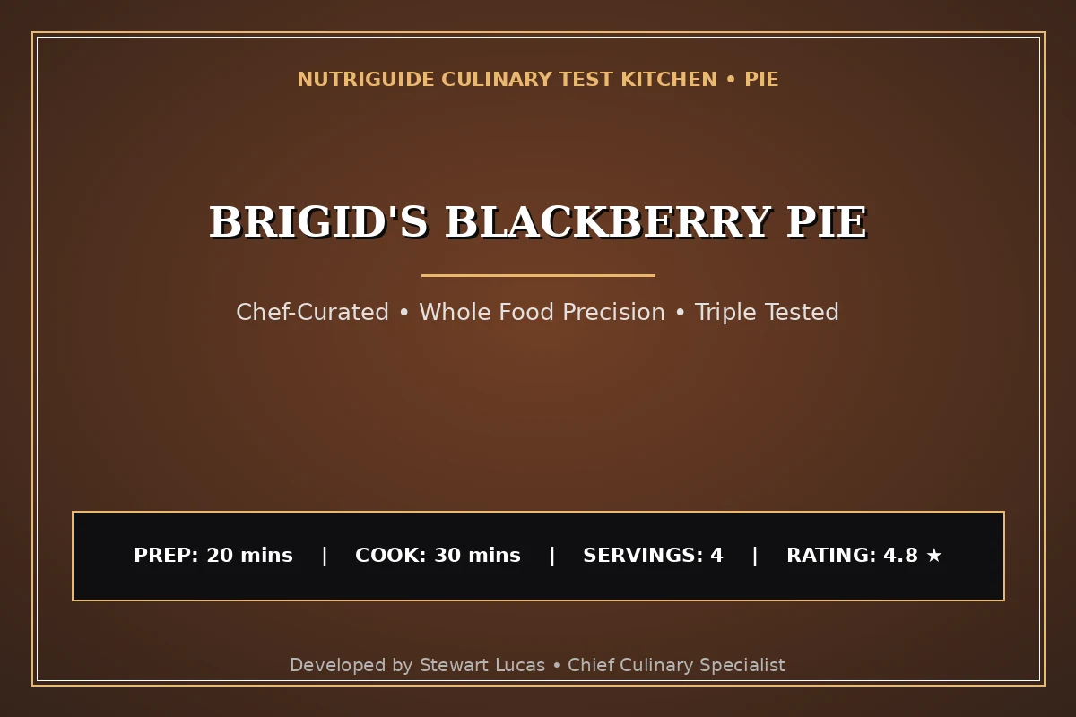 Brigid'S Blackberry Pie