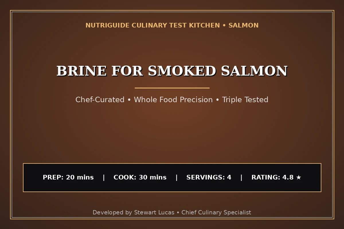 Brine For Smoked Salmon