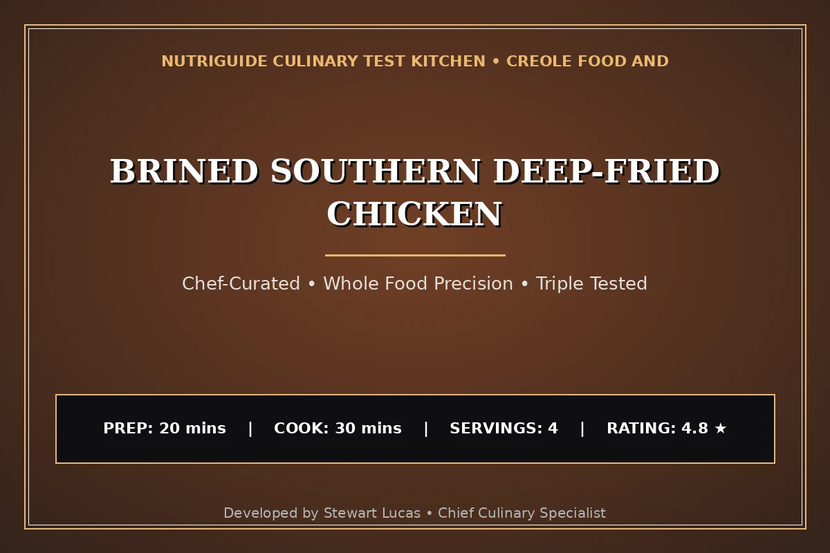 Brined Southern Deep-Fried Chicken