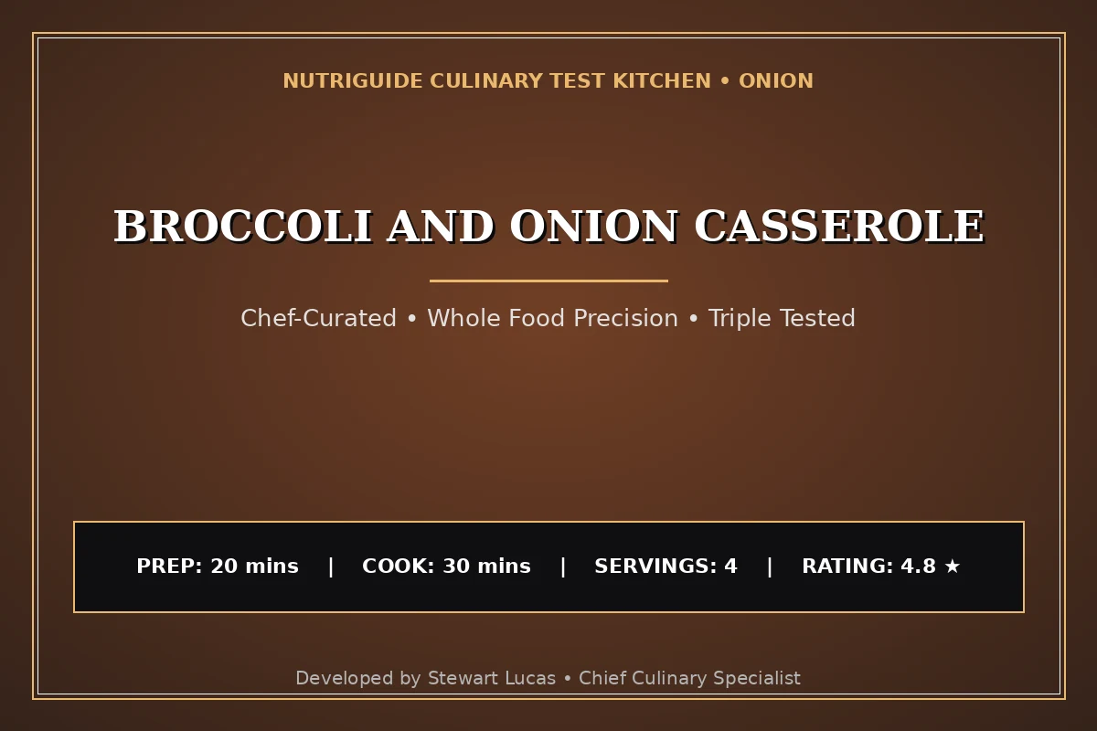 Broccoli And Onion Casserole