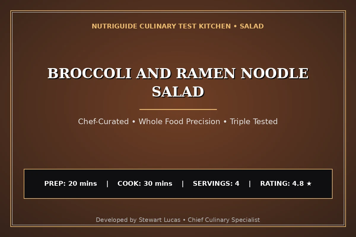 Broccoli And Ramen Noodle Salad