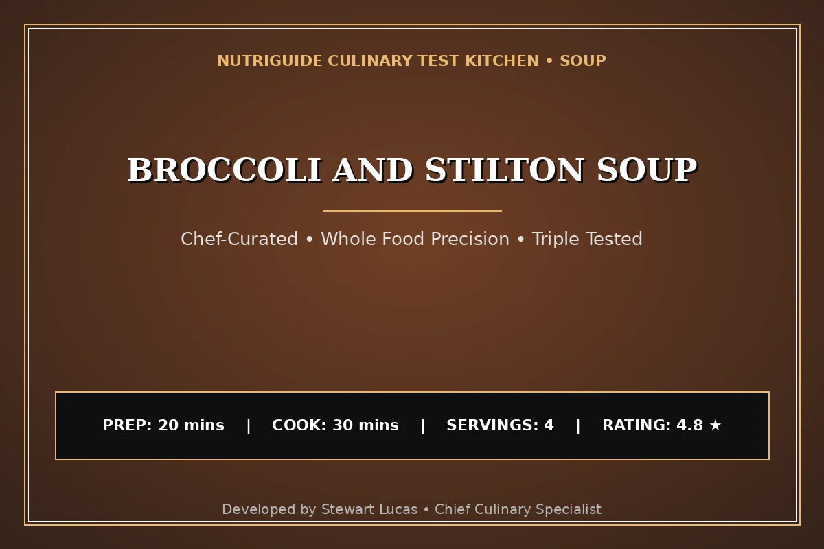 Broccoli And Stilton Soup