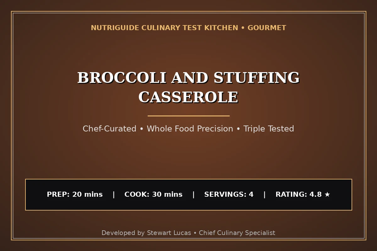 Broccoli And Stuffing Casserole