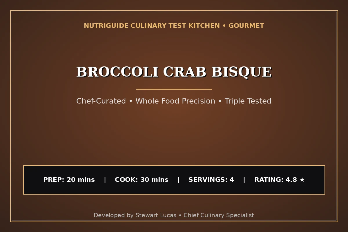 Broccoli Crab Bisque