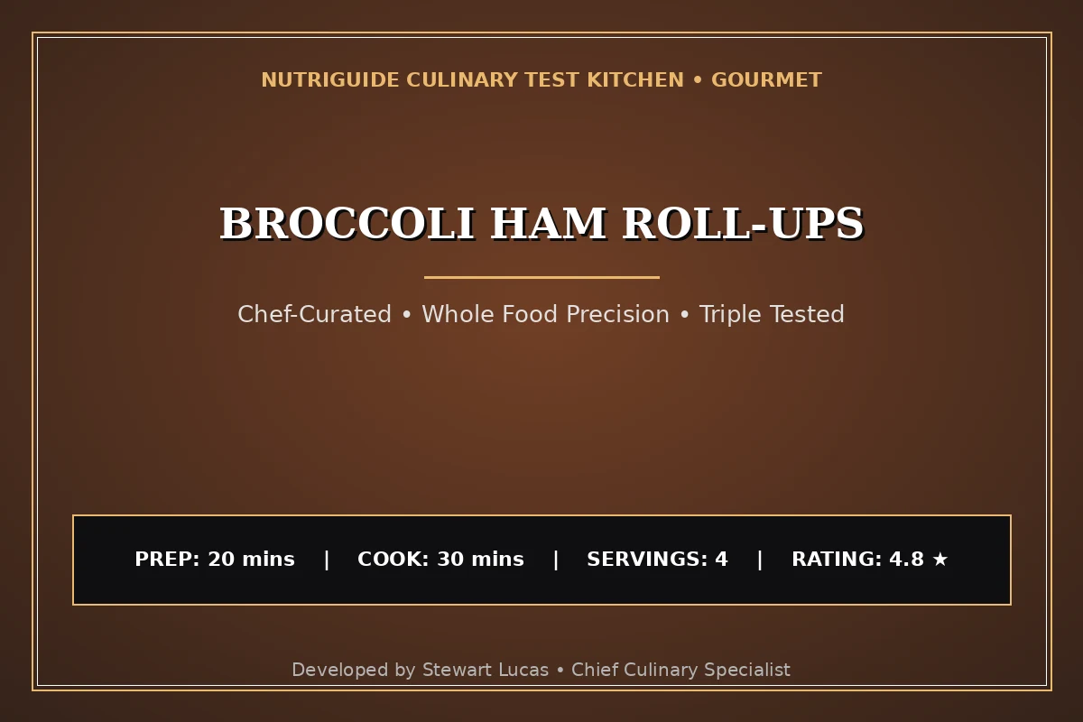 Broccoli Ham Roll-Ups