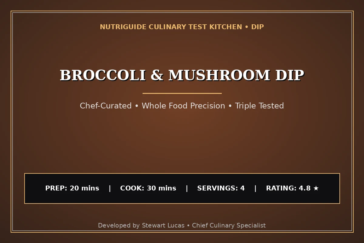 Broccoli & Mushroom Dip