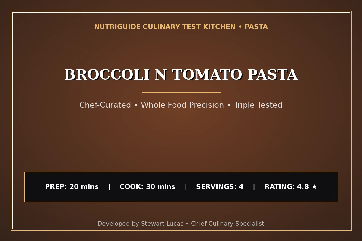 Broccoli N Tomato Pasta