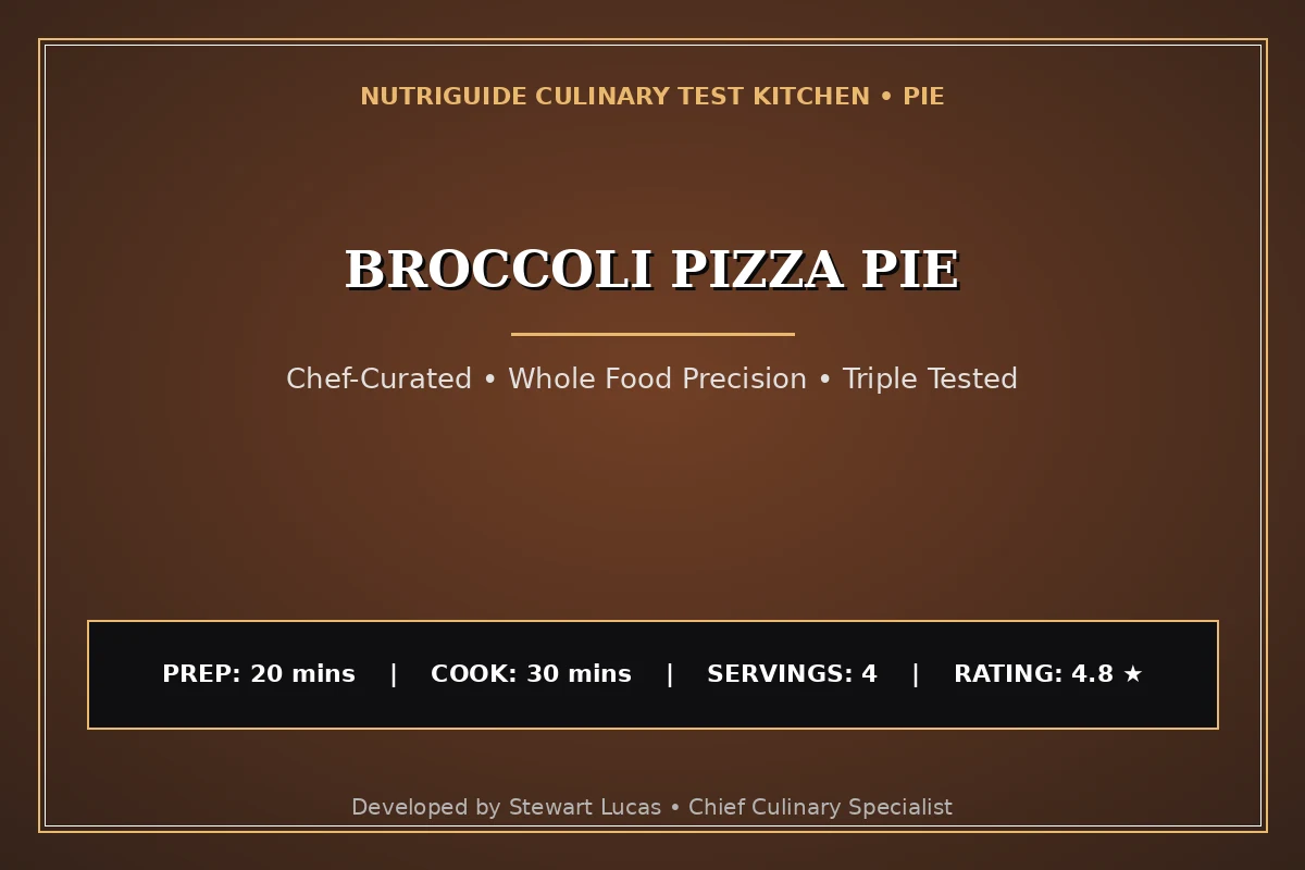 Broccoli Pizza Pie