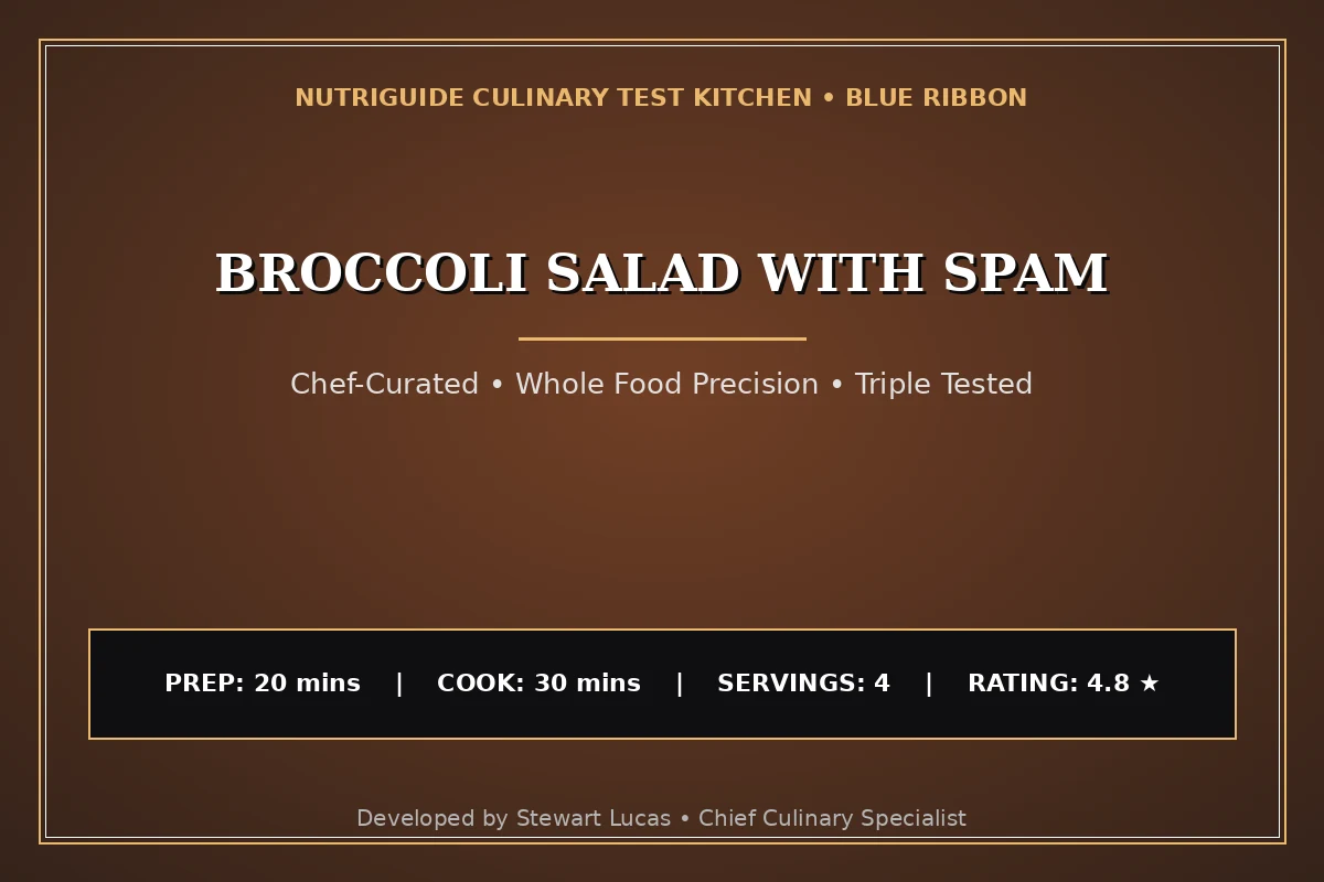 Broccoli Salad With Spam