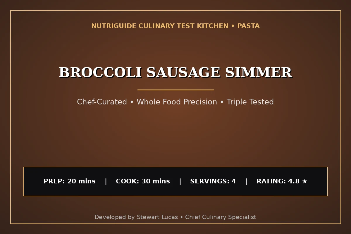 Broccoli Sausage Simmer