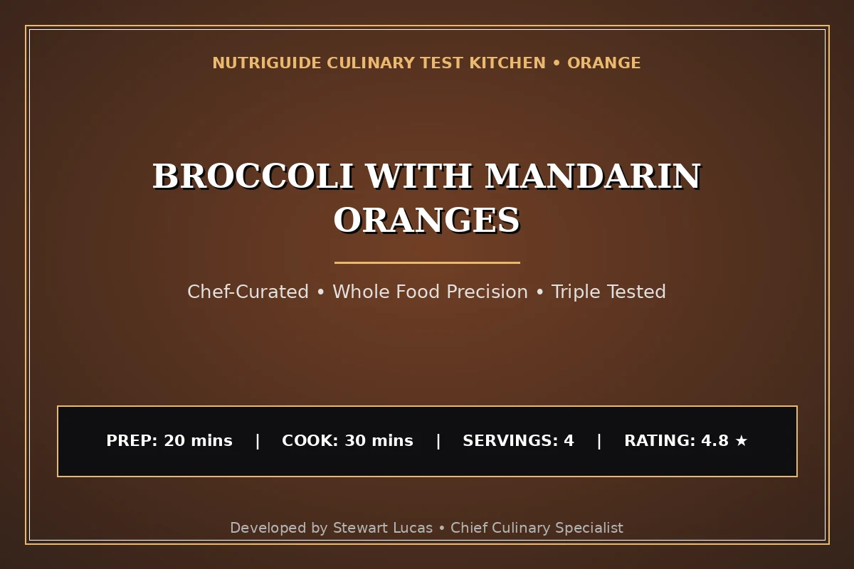 Broccoli With Mandarin Oranges