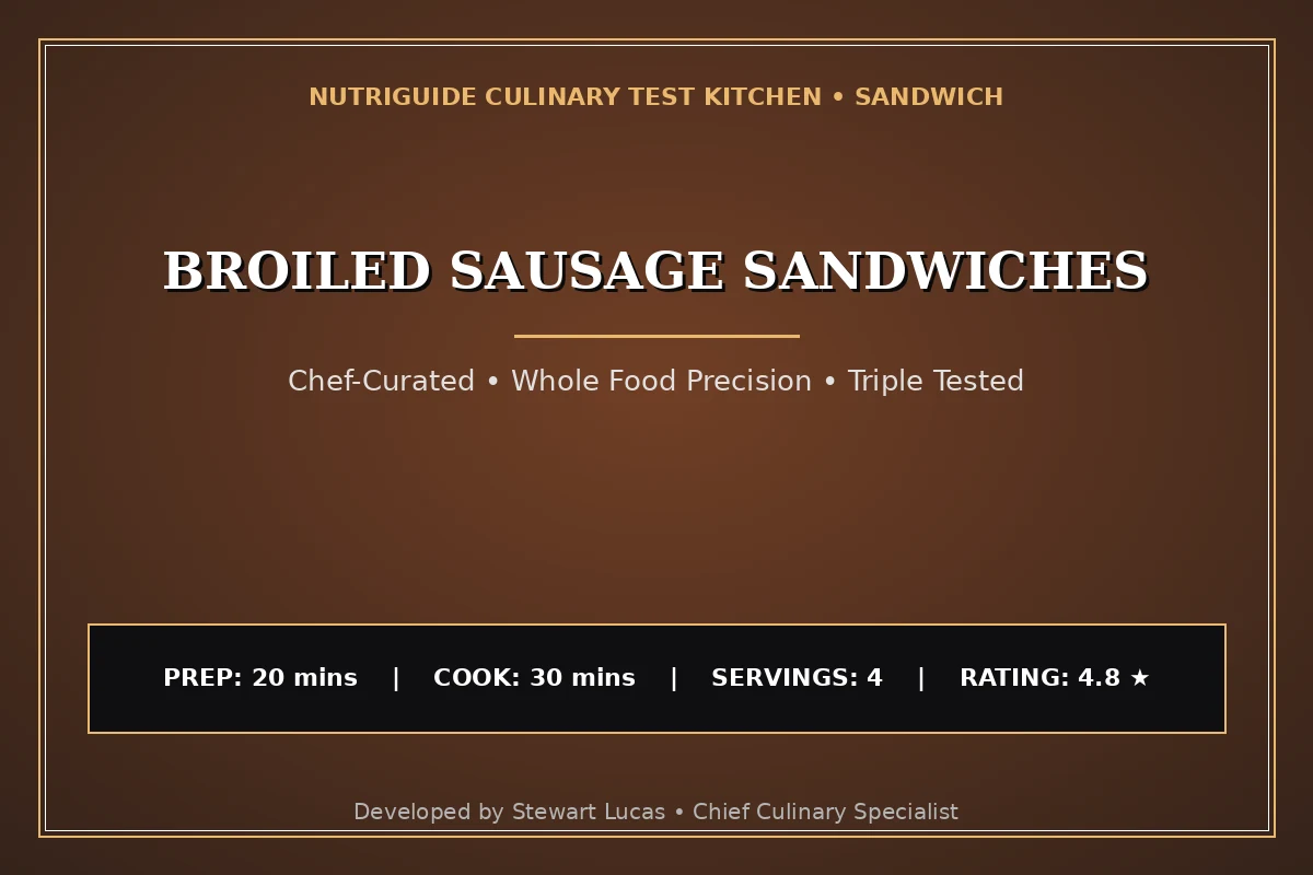 Broiled Sausage Sandwiches