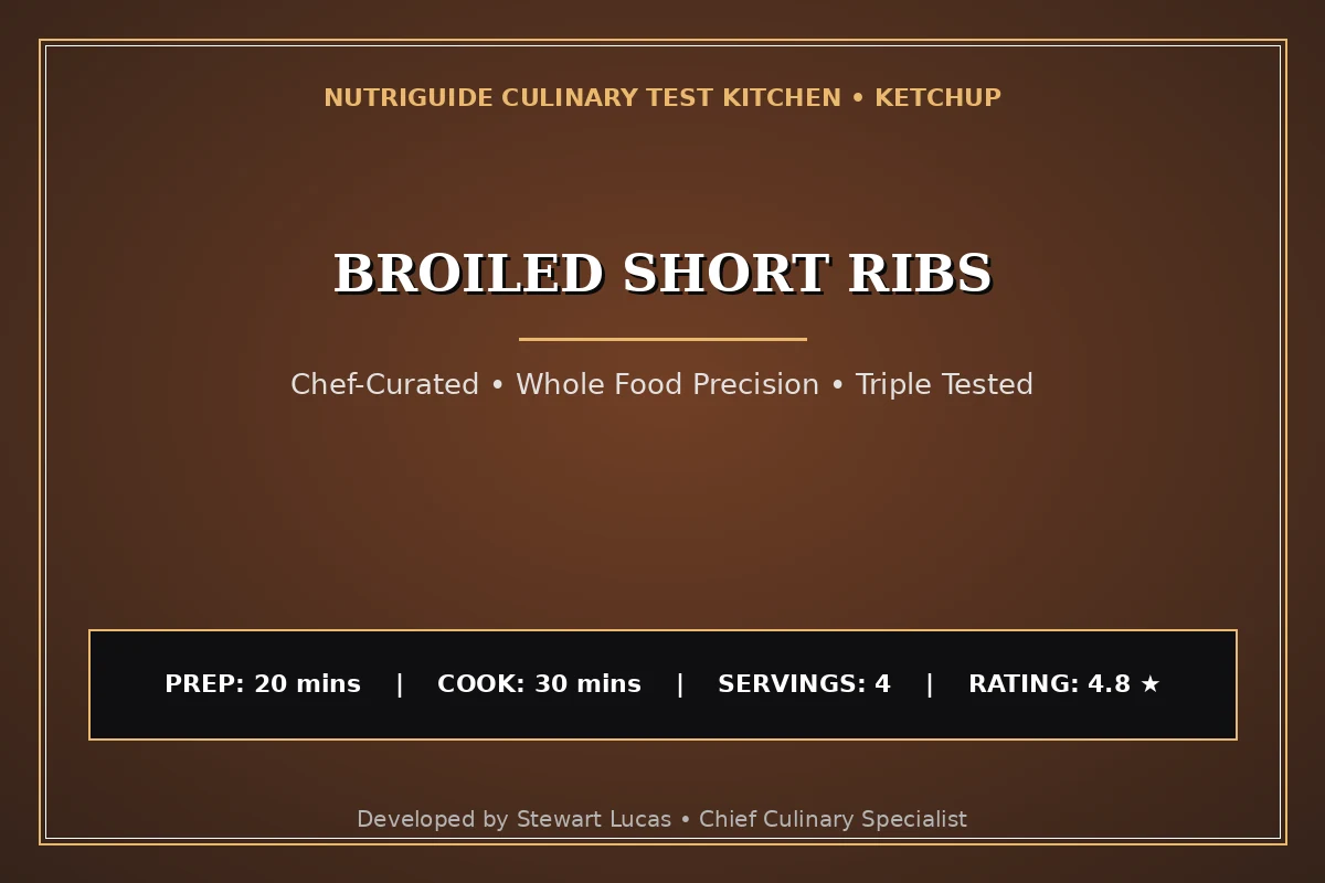 Broiled Short Ribs