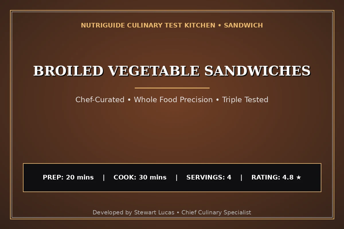 Broiled Vegetable Sandwiches