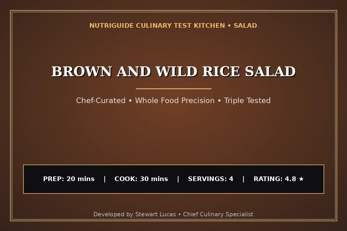 Brown And Wild Rice Salad