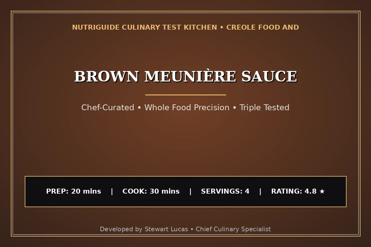 Brown Meunière Sauce