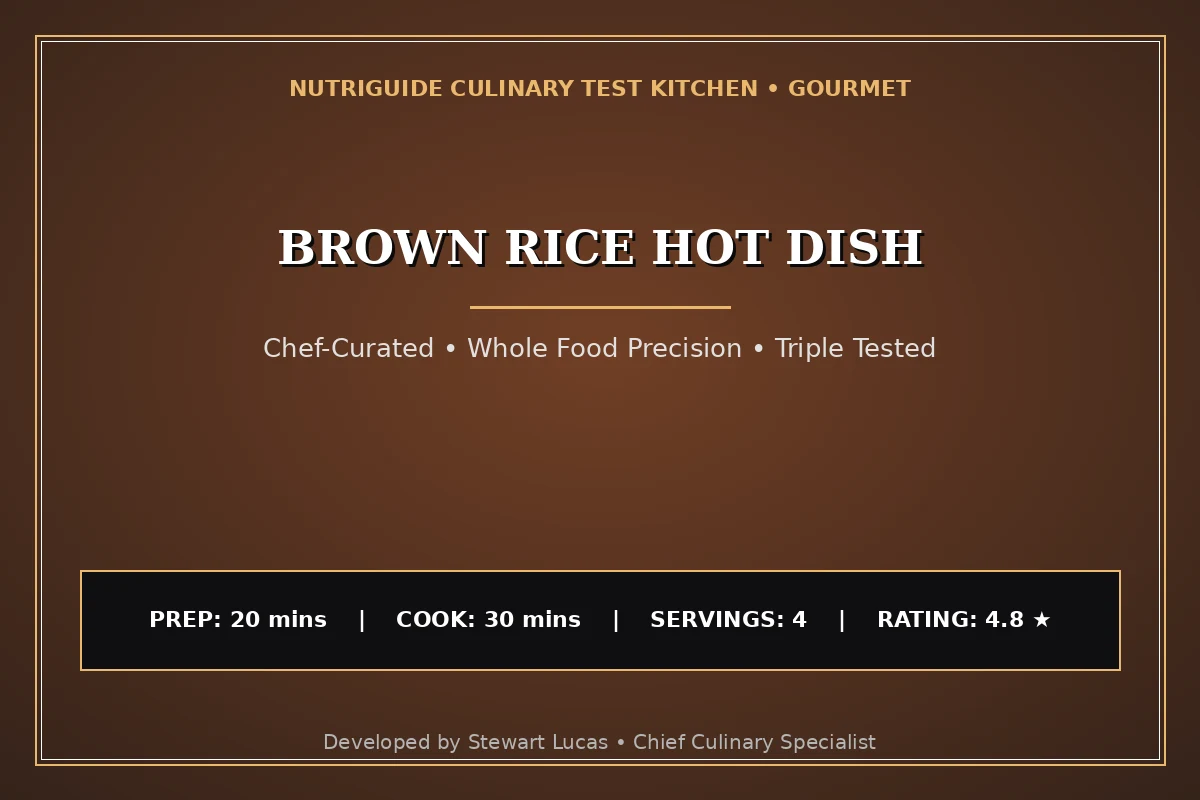 Brown Rice Hot Dish