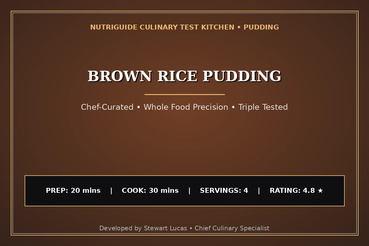 Brown Rice Pudding